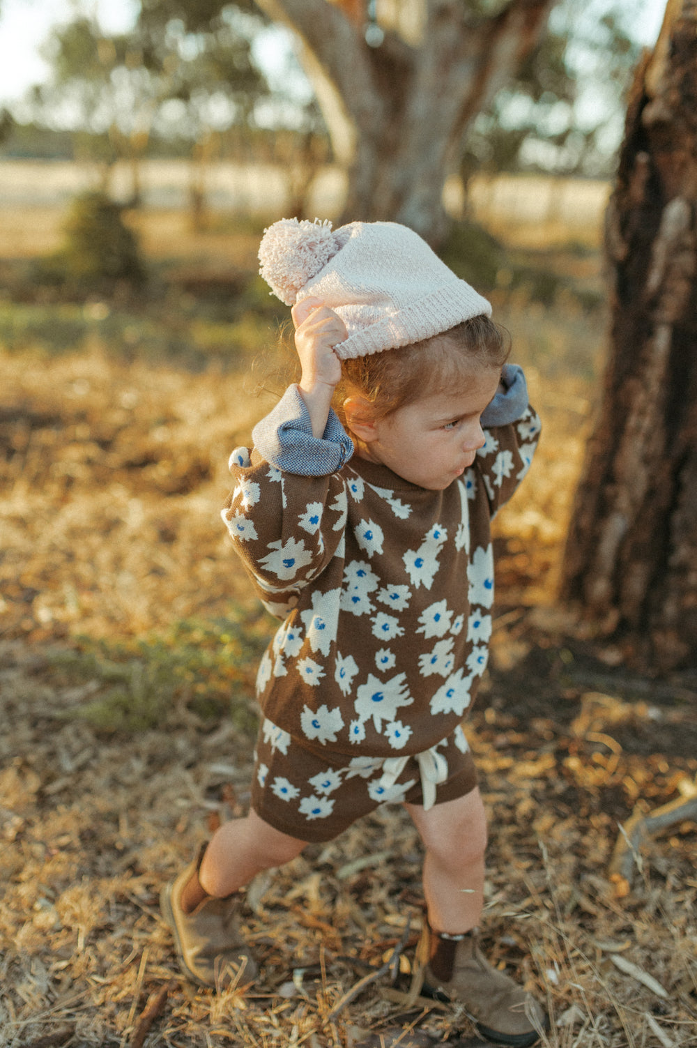 Grown Clothing USA Pansy Bloomers - Mocha Marle – The Little Kiwi Co